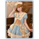 Twin Bears Antique Navy Bear Low Waist OP and Set(2nd Pre-Order/3 Colours/Full Payment Without Shipping)